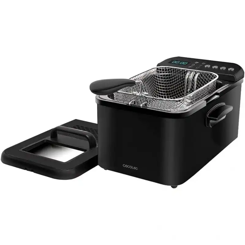 Cecotec Cleanfry Luxury 3000 Black Freidora 3.2L 2400W Acero Inoxidable Negro