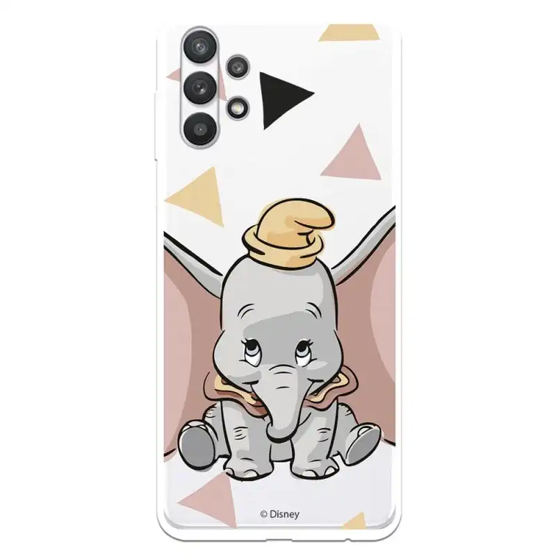 Funda Oficial de Disney Dumbo Silueta Transparente Dumbo para Samsung Galaxy A32 5G