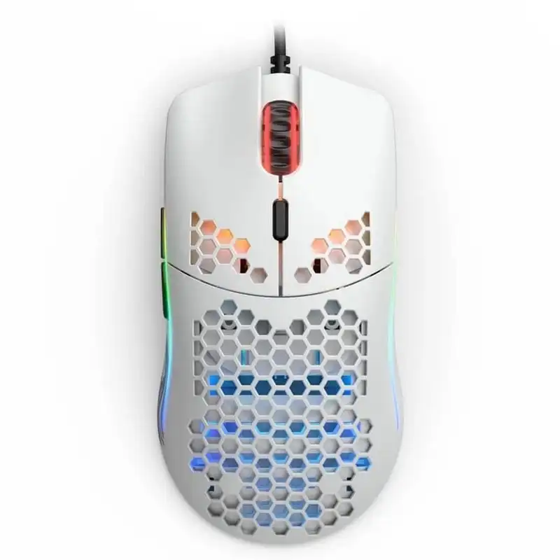 Glorious PC Gaming Race Model D Minus Ratón Gaming 12000DPI Blanco