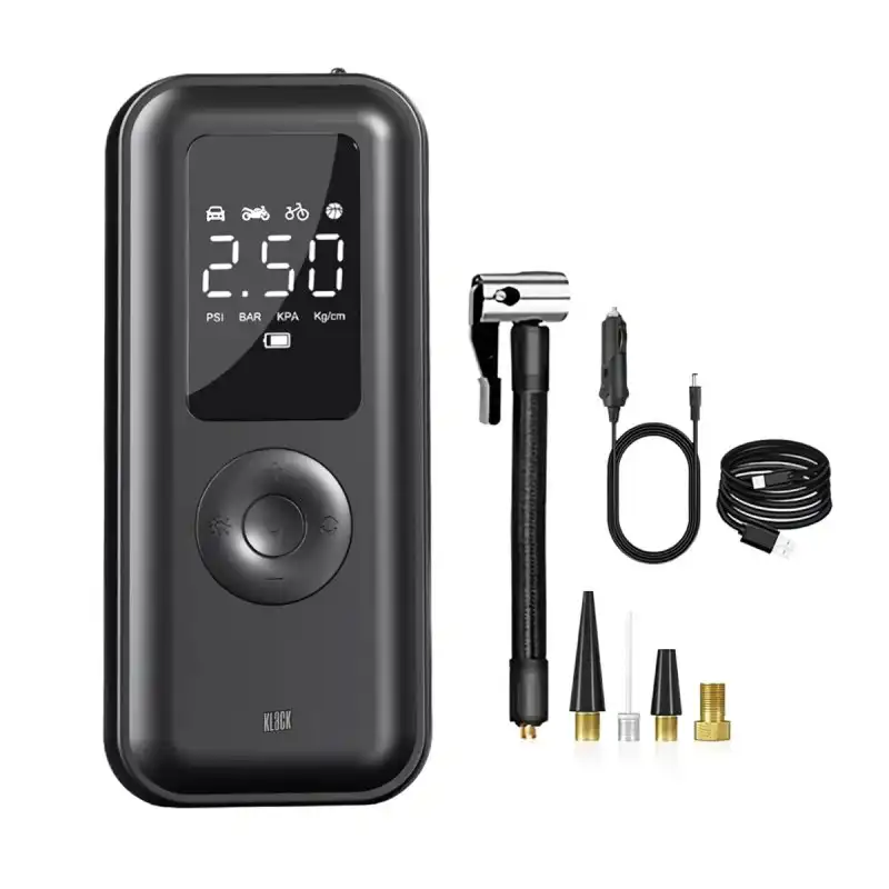 Klack Compresor Inflador Digital Inalámbrico Para Todo Tipo De Vehículos