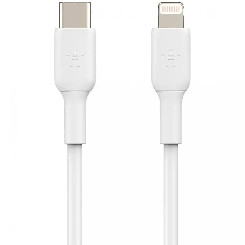 Belkin Boost Charge Cable USB-C a Lightning con Certificación Mfi 1m Blanco