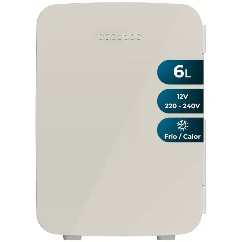 Cecotec Bolero MiniCooling 6L Bahamas Beige Frigorífico Mini para Caravanas 12/220V 6L Beige