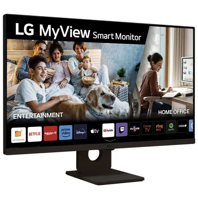 LG 27SR50F-B Smart Monitor 27" IPS Full HD webOS23, Bluetooth, Altavoces y Mando a Distancia Negro