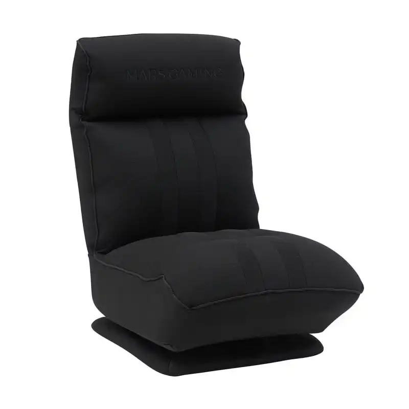 Mars Gaming MGC-THRONE Sofá Gaming Base Rotatoria 360º Respaldo y Reposacabezas Ajustables Negro