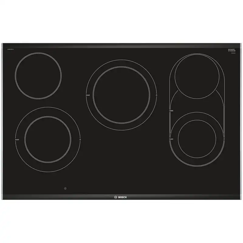 Bosch PKM875DP1D Placa Vitrocerámica 5 Zonas 80cm Negra/Inox