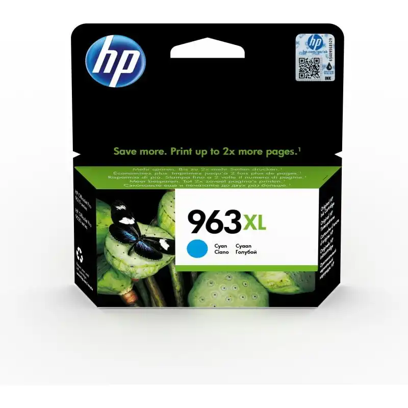Cartucho de TInta Original HP 963XL XL Cian