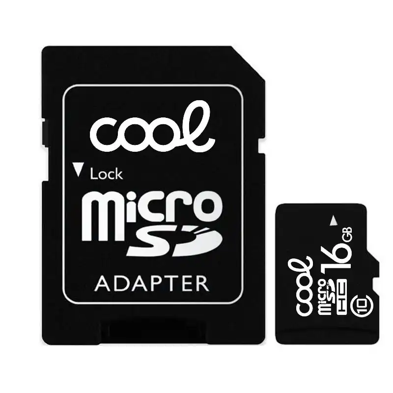 Cool MicroSDHC 16GB Clase 10 + Adaptador