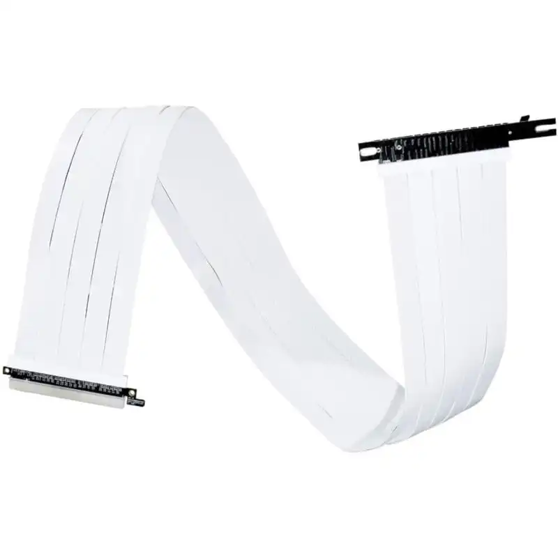 Lian-Li Riser PCI-e 900 Cable Elevador PCIe x4 90cm Blanco