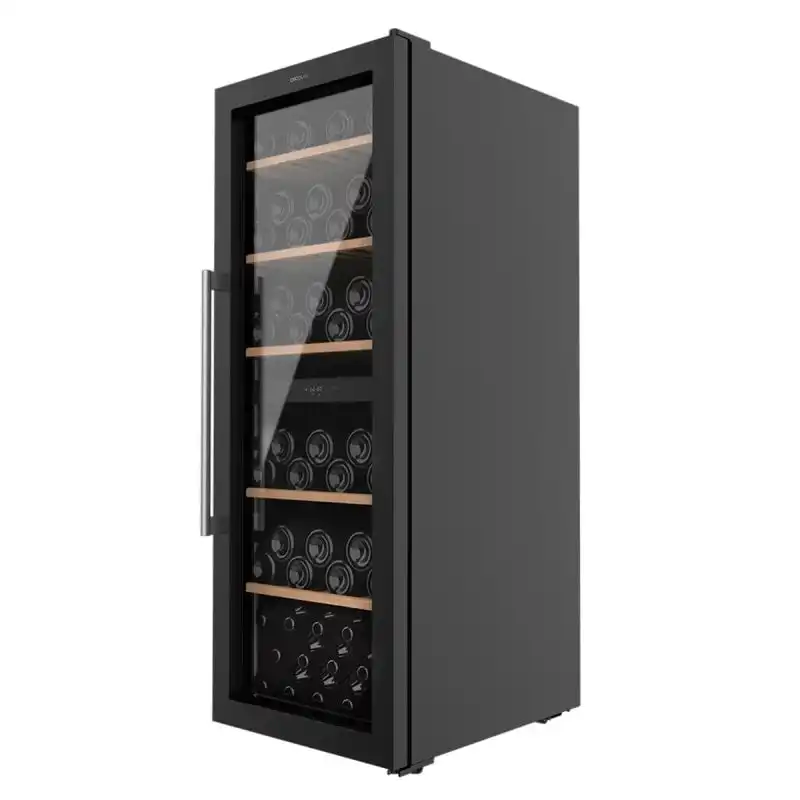 Cecotec GrandSommelier Duo 77000 Black Vinoteca 77 Botellas F Negra