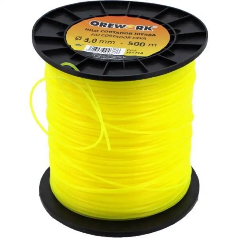 Orework Hilo Cortador Nylon Redondo para Desbrozadora 3mm 500m