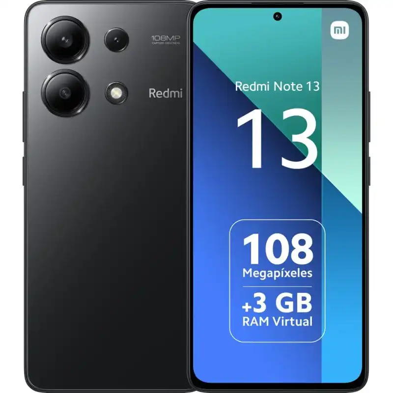 Xiaomi Redmi Note 13 6/128GB Negro Libre