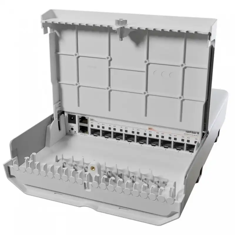 MikroTik NetFiber 9 Switch 5 Puertos SFP + 4 SFP+