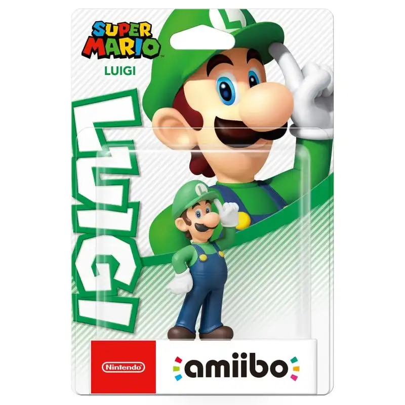 Nintendo Amiibo Serie Super Mario Figura Luigi