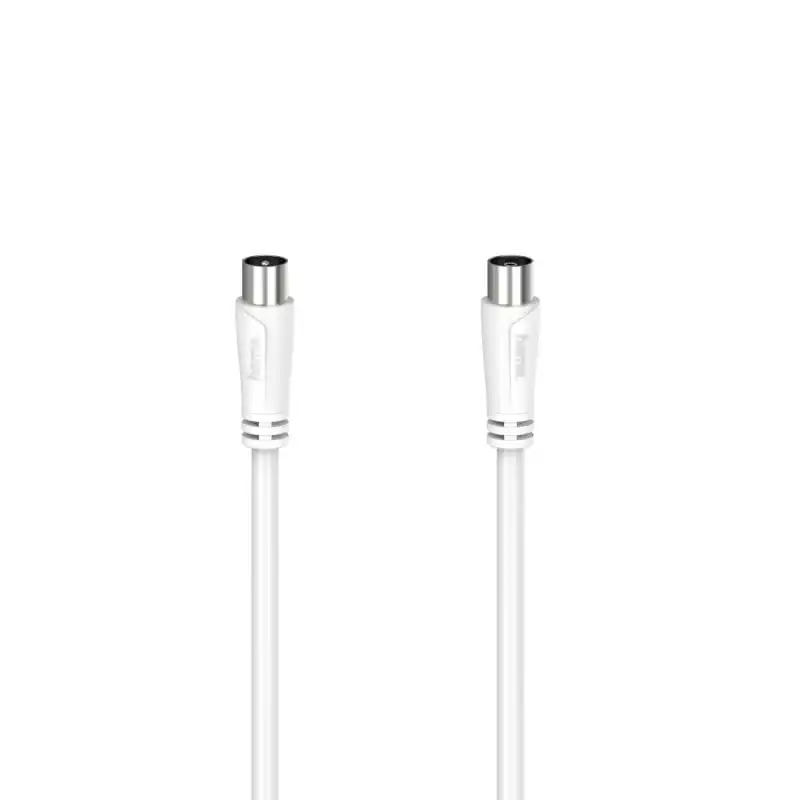 Hama Cable Coaxial Antena Macho/Hembra 5m Blanco