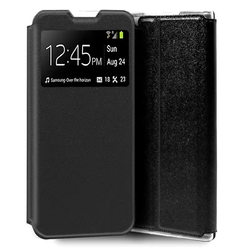 Cool Funda Flip Cover Liso Negra para Xiaomi Redmi A1
