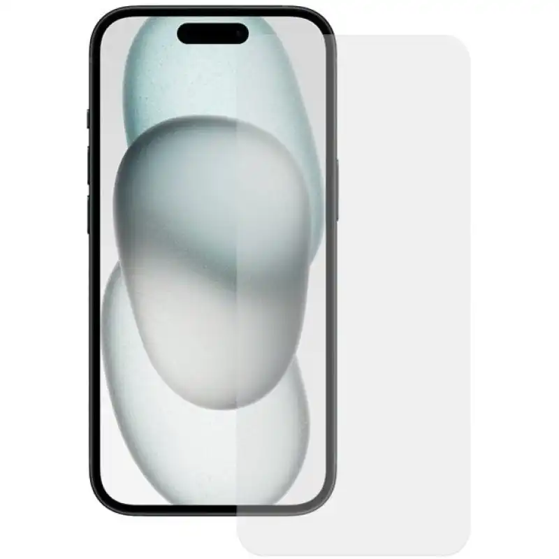 Ksix Armor Protector de Pantalla de Vidrio Reforzado Transparente Para iPhone 15 Pro Max