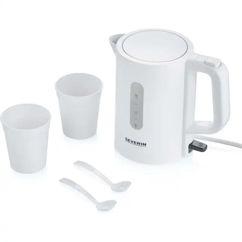 Severin WK 3462 Hervidor de Viaje 0.5L 1100W Blanco