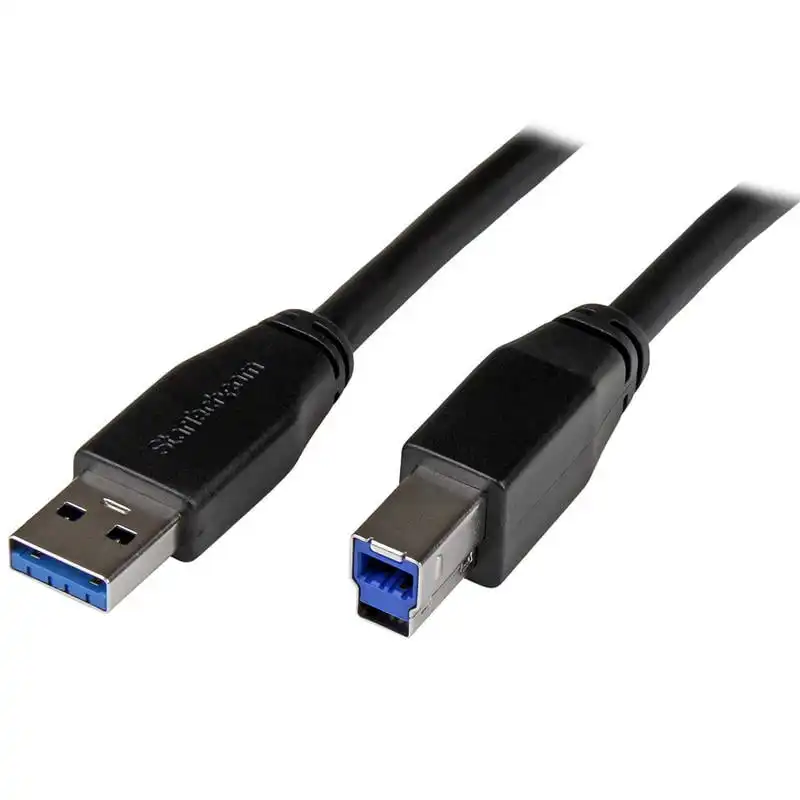 Startech Cable Activo USB-A 3.0 a USB-B 10m Negro