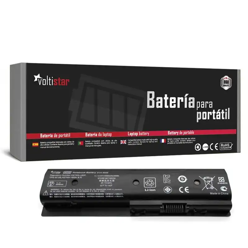 Batería Para Portátil Hp Nbp6a218e1 Tpn-p102 Tpn-w106 Tpn-w107 Tpn-w108 Tpn-w109
