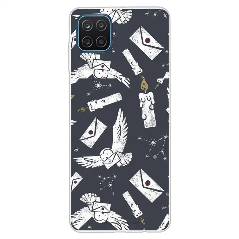 Funda Oficial de Harry Potter Lechuzas Siluetas para Samsung Galaxy A12